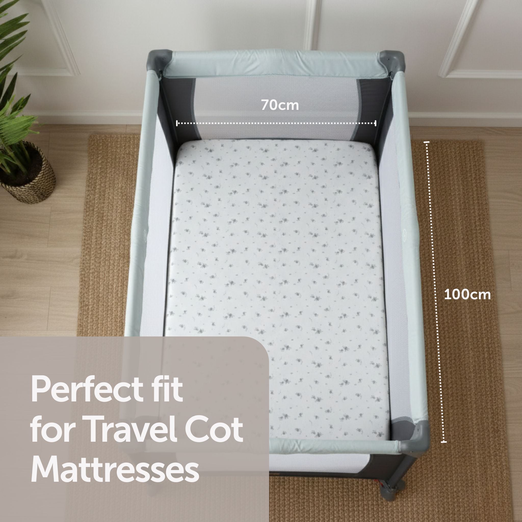 Reisebettlaken - 70 x 100 cm - 2er-Pack