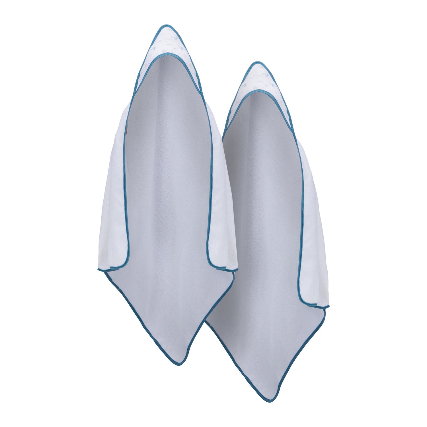 Kapuzenhandtuch - Unter dem Meer - 90 x 90cm - 2Stk