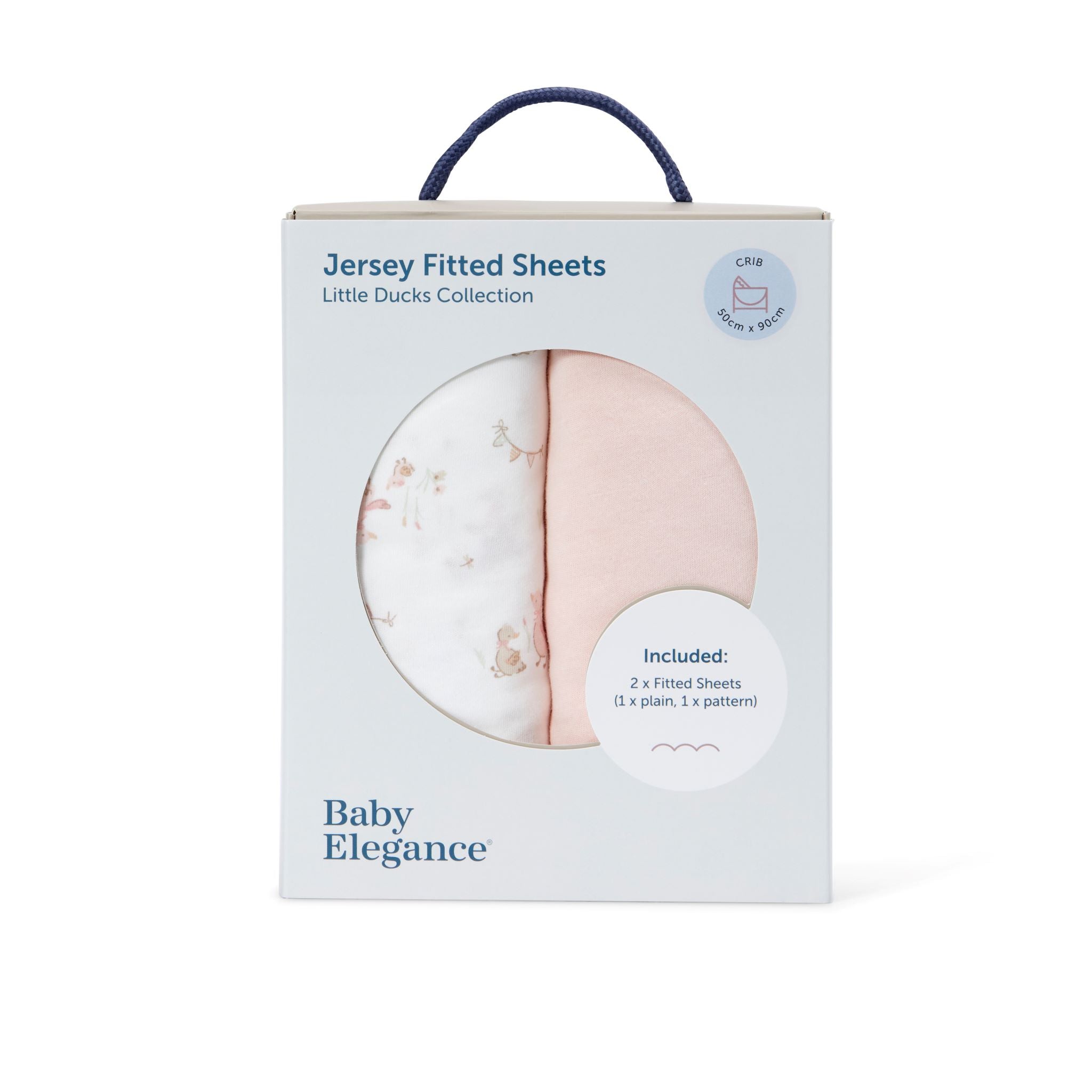 Spannbettlaken für Kinderbetten - 45 x 90 cm - 2er-Pack