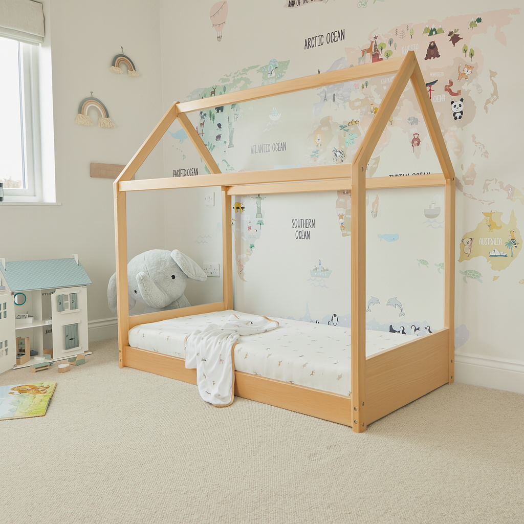 HUT Kleinkindbett Buche & Matratze Bundle