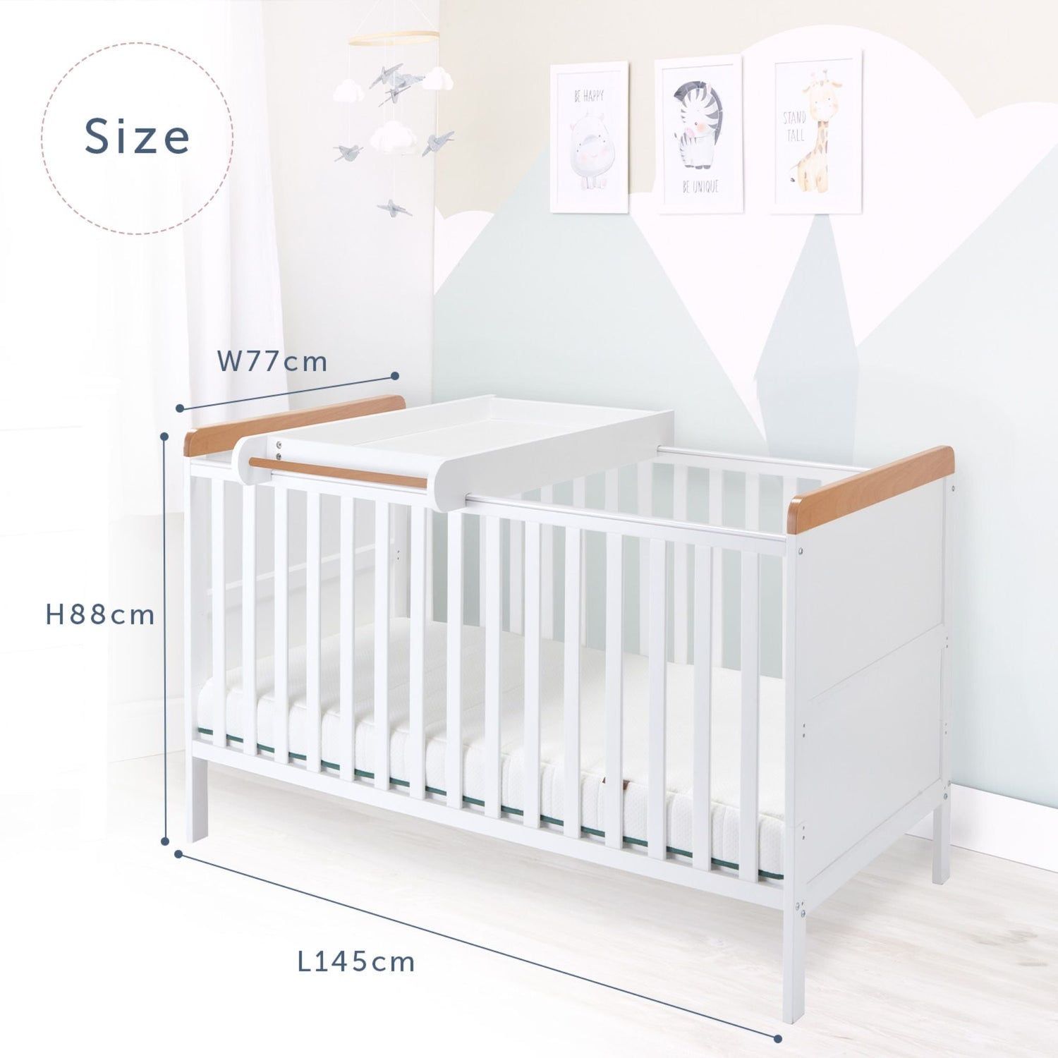 Haddington Cot Bed with Changing Unit