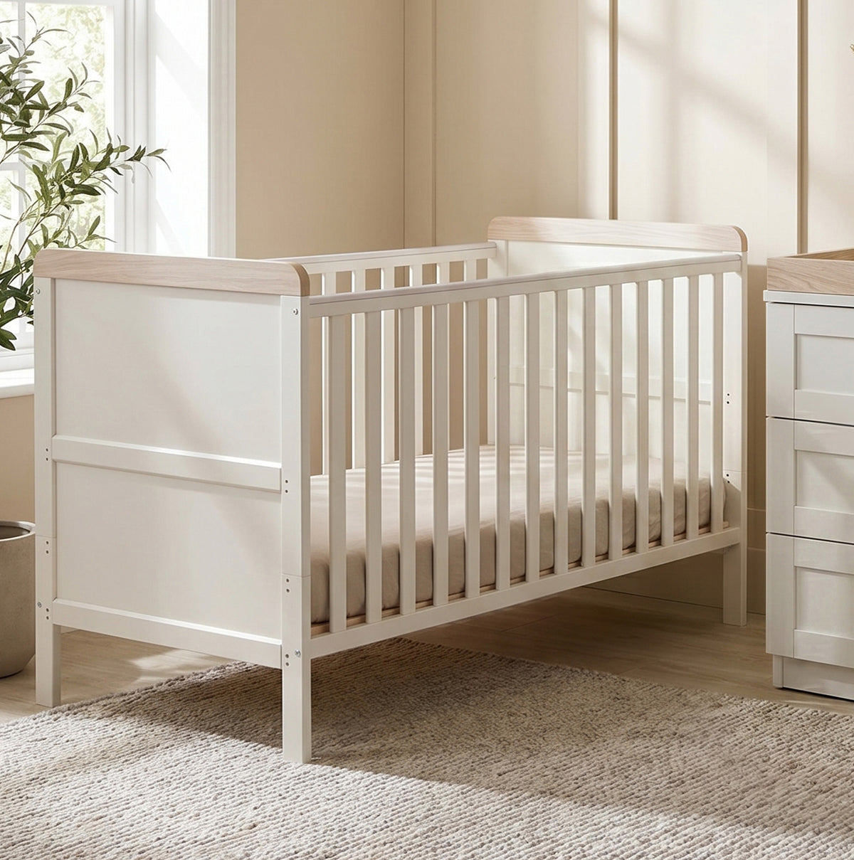 Haddington Kinderbett mit Wickelaufsatz