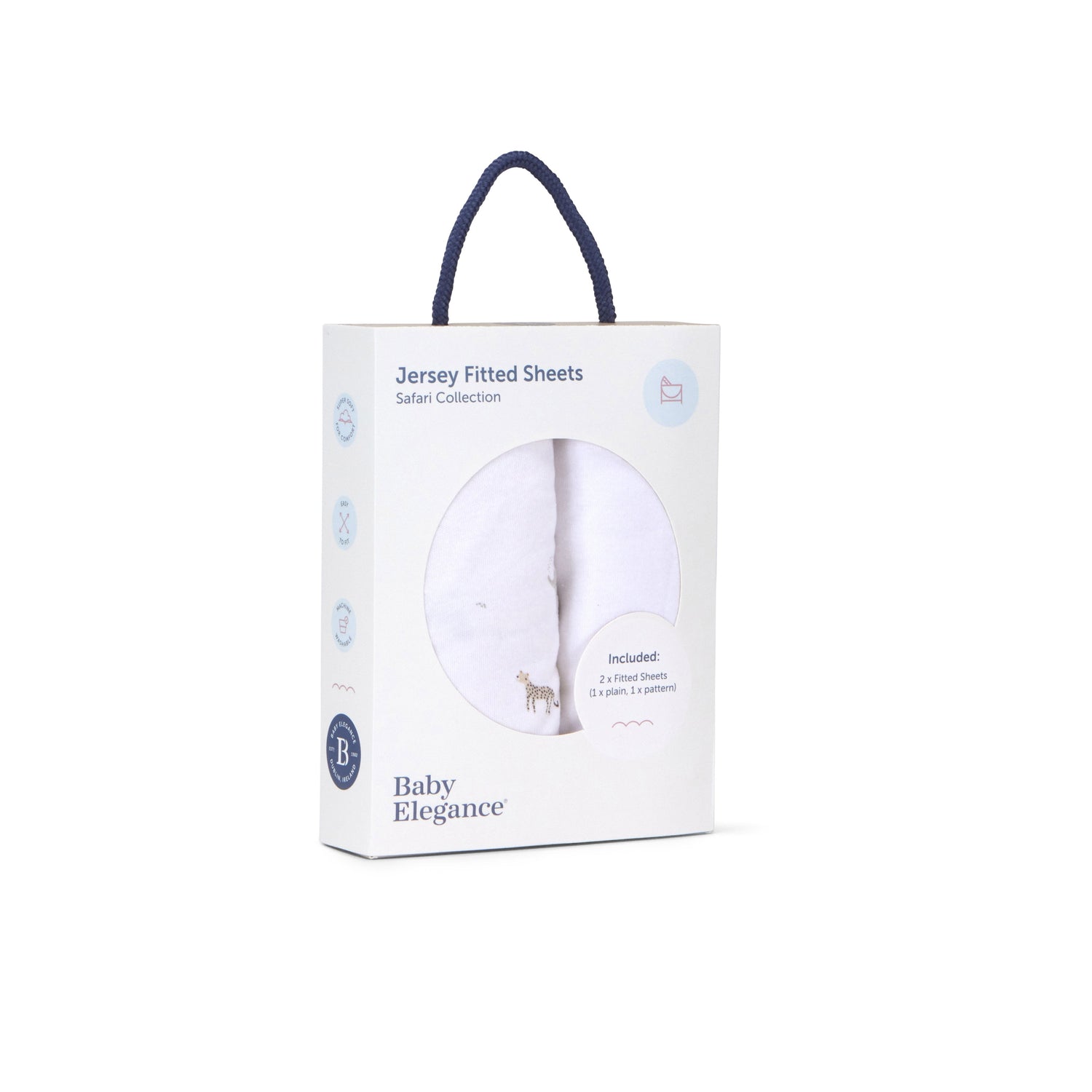 Spannbettlaken für Kinderbetten - 45 x 90 cm - 2er-Pack