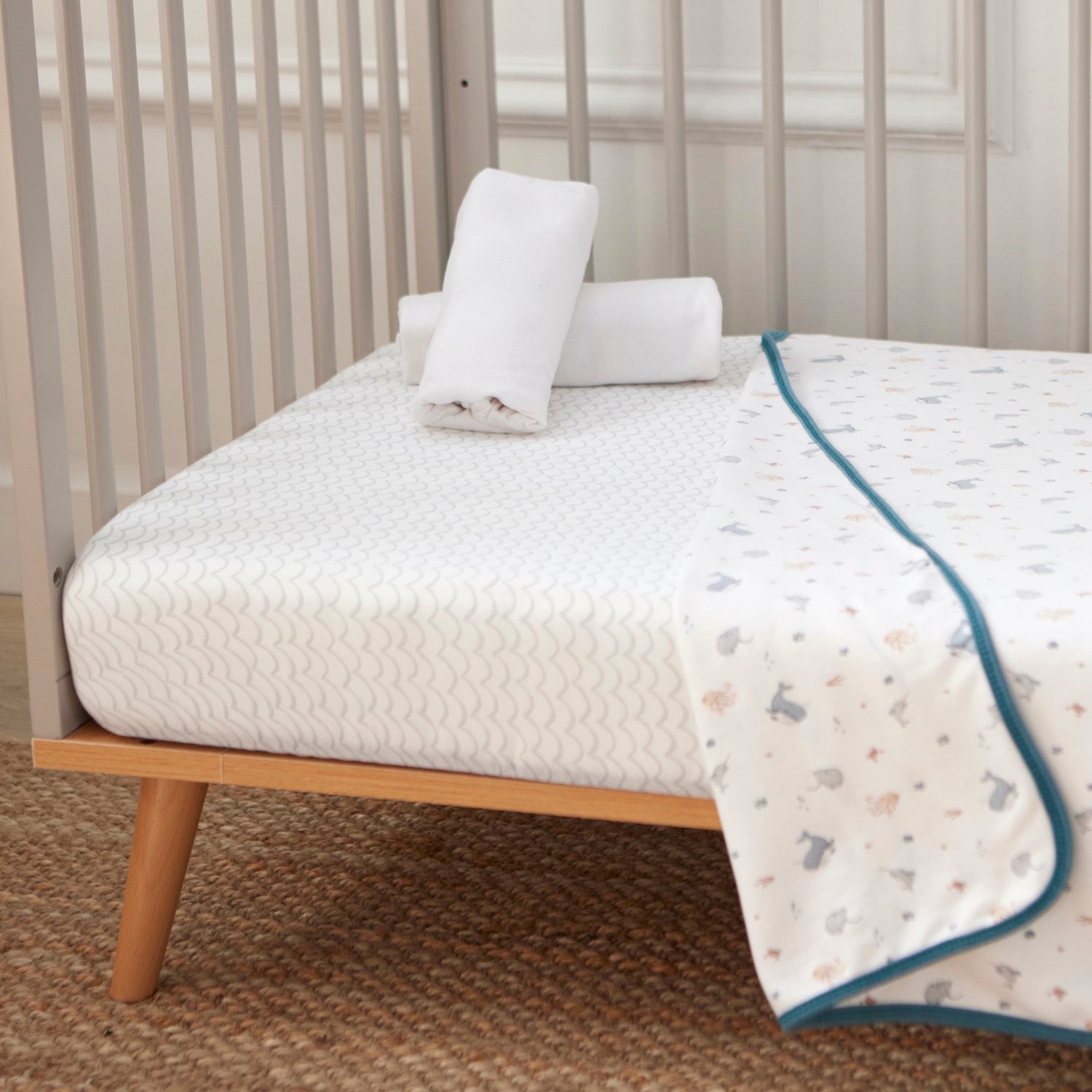 Babybett-Bettwäscheset - 70 x 140 cm - 4-teilig