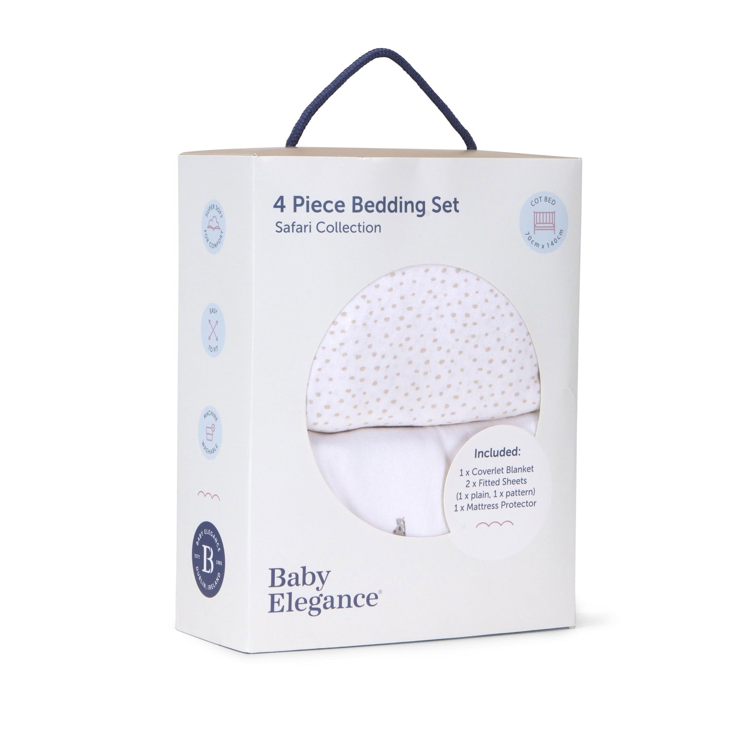 Babybettwäsche-Set - 45 x 90 cm - 4-teilig