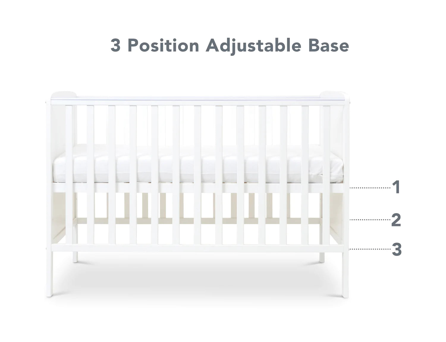 Elle Kinderbett - Weiß