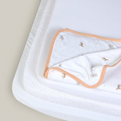 Babybettwäsche-Set - 45 x 90 cm - 4-teilig