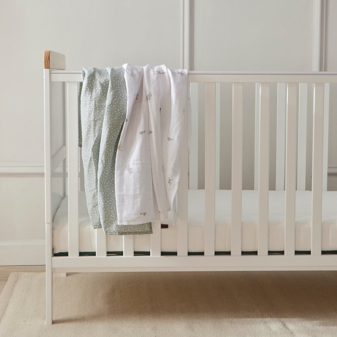 Musselin-Wickeltücher - Safari - 80 x 80 cm - 4er-Pack