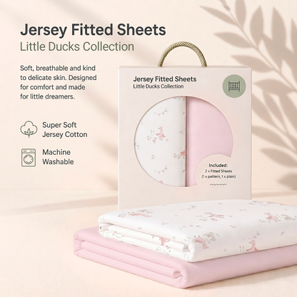 Bettlaken für Kinderbetten – 70 x 140 cm – 2er-Pack