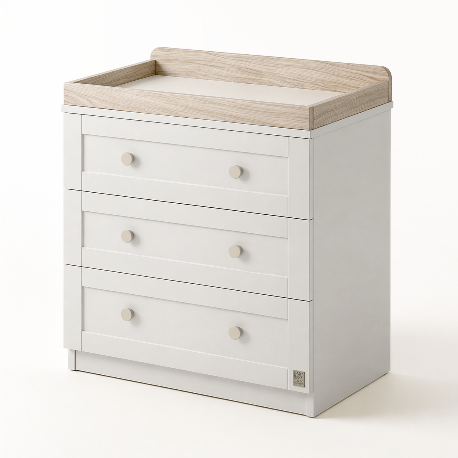 Haddington Set aus Kinderbett mit Wickeltisch und Kommode