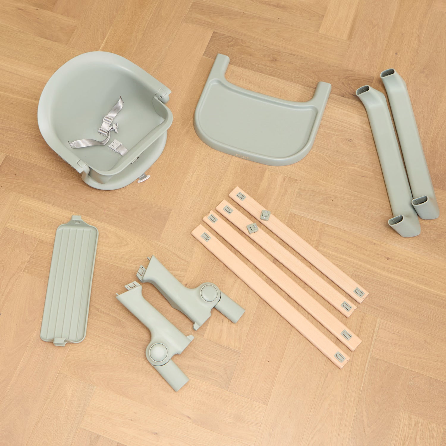 Mash Hochstuhl-Paket - Salbeigrün