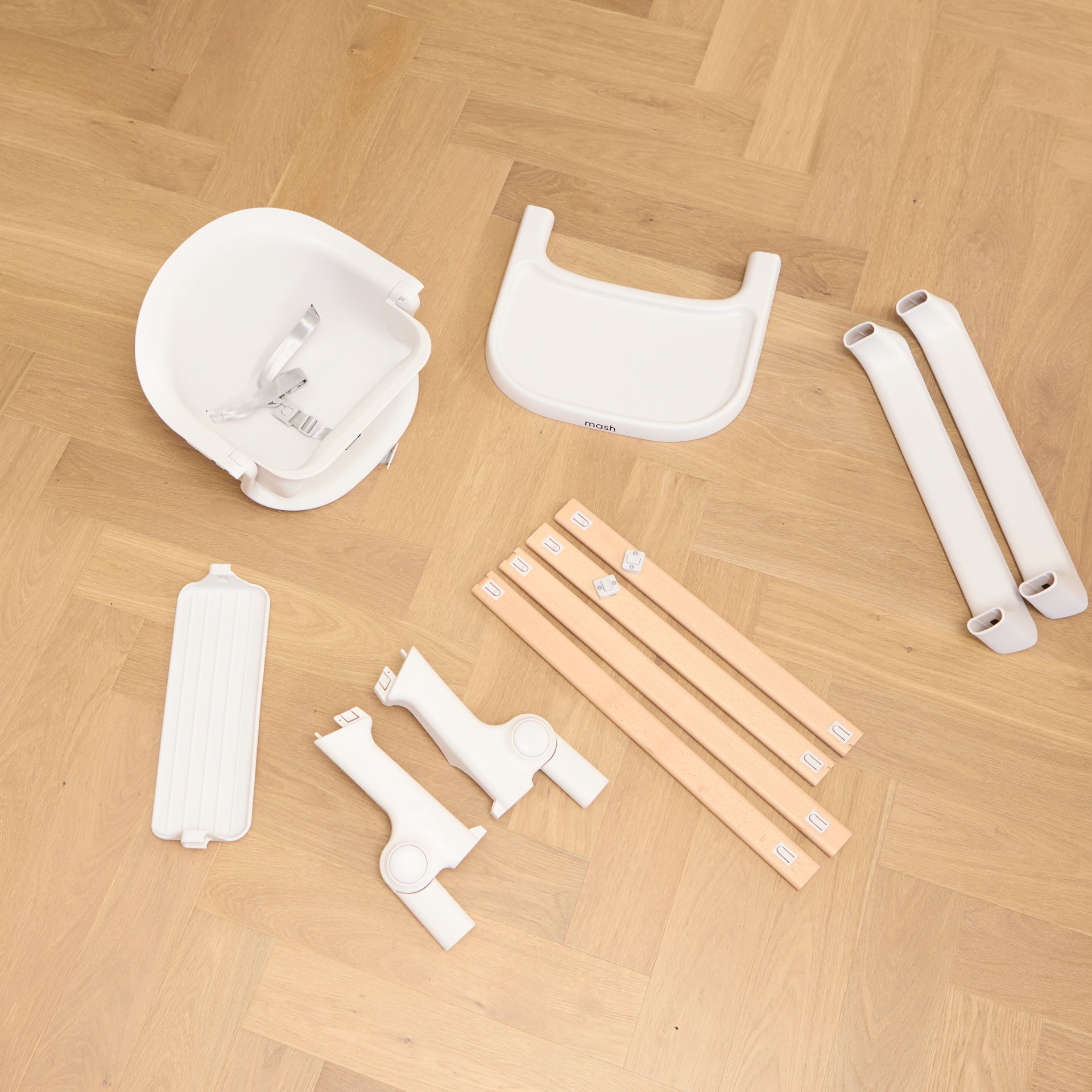 Mash Hochstuhl-Paket - Weiß