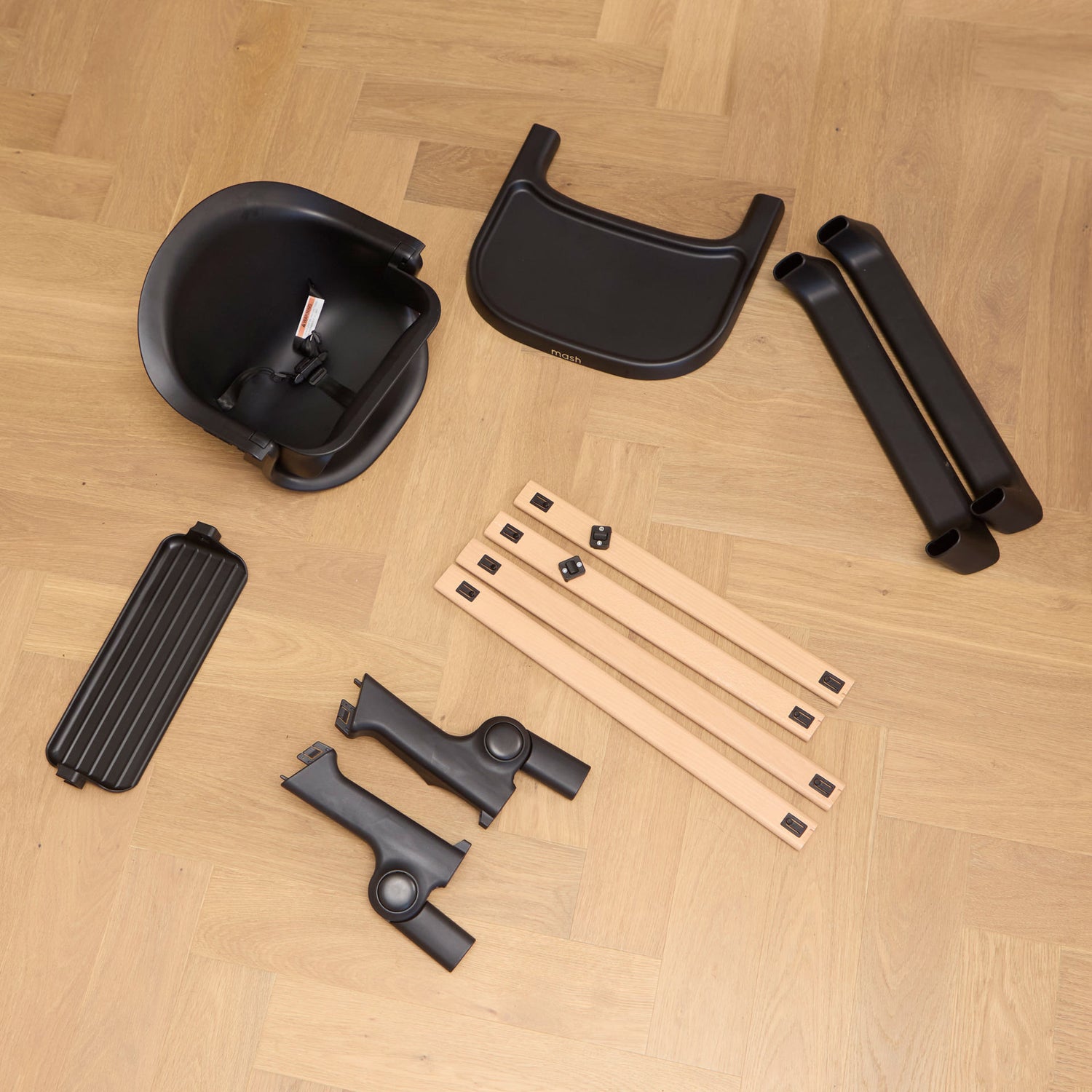 Mash Hochstuhl-Paket - Schwarz