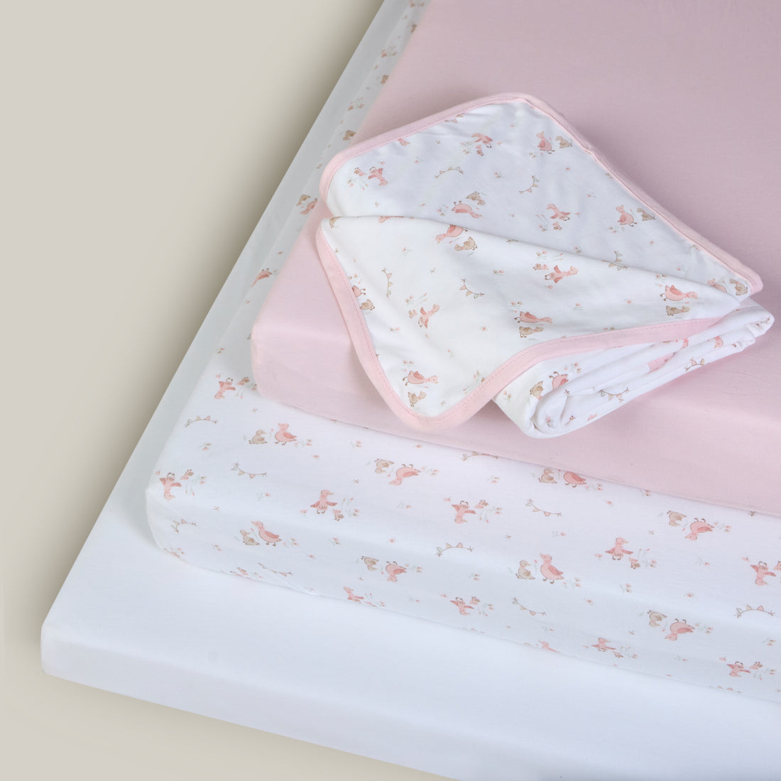 Babybett-Bettwäscheset - 70 x 140 cm - 4-teilig