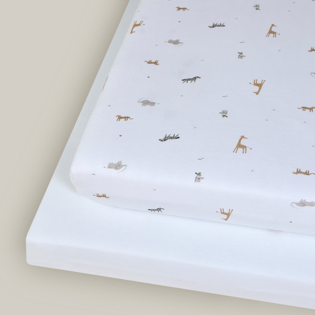 Bettlaken für Kinderbetten – 70 x 140 cm – 2er-Pack