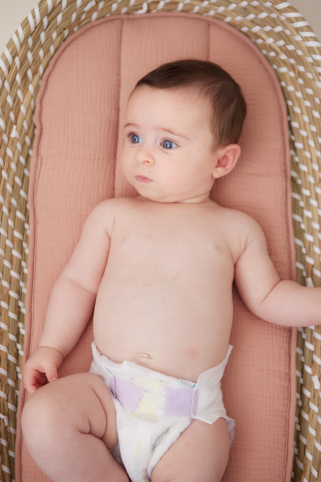 Wickelunterlage aus Musselin-Baumwolle